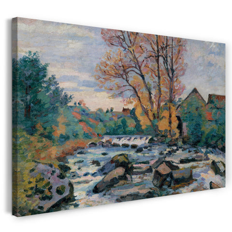 Top-Angebot Kunstdruck Armand Guillaumin - Die Mühle von Bouchardon, Crozant Leinwand auf Keilrahmen gespannt