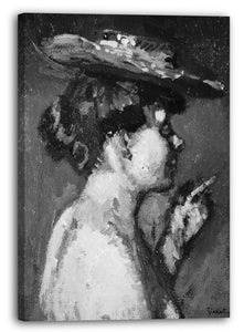 Top-Angebot Kunstdruck Walter Richard Sickert - Die Zigarette (Jeanne Daurmont) Leinwand auf Keilrahmen gespannt