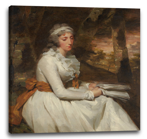 Leinwandbild Sir Henry Raeburn - Frau Richard Alexander Oswald (Louisa Johnston,? geboren ungefähr 1760, starb 1797)
