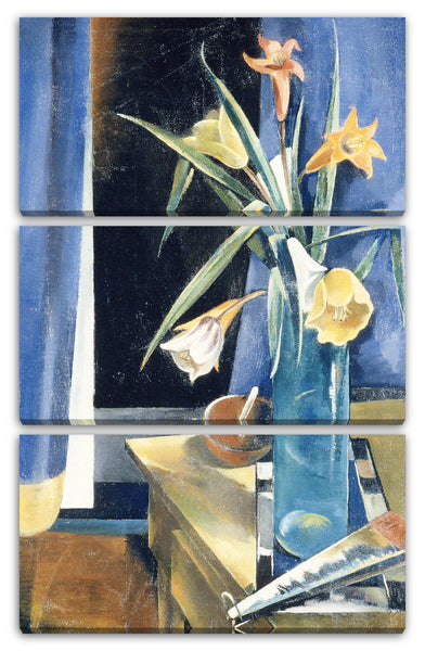 Leinwandbild Preston Dickinson - Vase mit Blumen