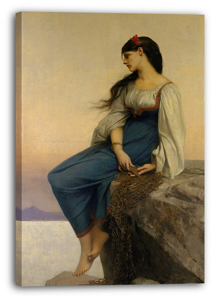 Top-Angebot Kunstdruck Jules-Joseph Lefebvre - Graziella Leinwand auf Keilrahmen gespannt