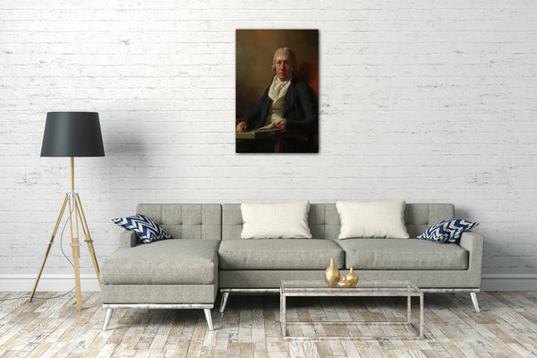 Top-Angebot Kunstdruck Sir Henry Raeburn - James Johnston von Straiton (gest. 1841) Leinwand auf Keilrahmen gespannt