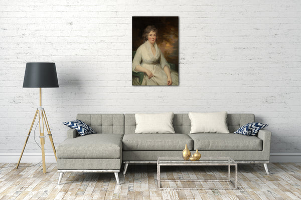 Top-Angebot Kunstdruck Sir Henry Raeburn - Janet Law Leinwand auf Keilrahmen gespannt