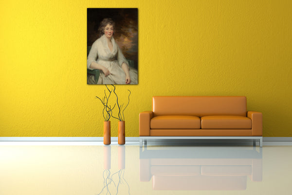 Top-Angebot Kunstdruck Sir Henry Raeburn - Janet Law Leinwand auf Keilrahmen gespannt