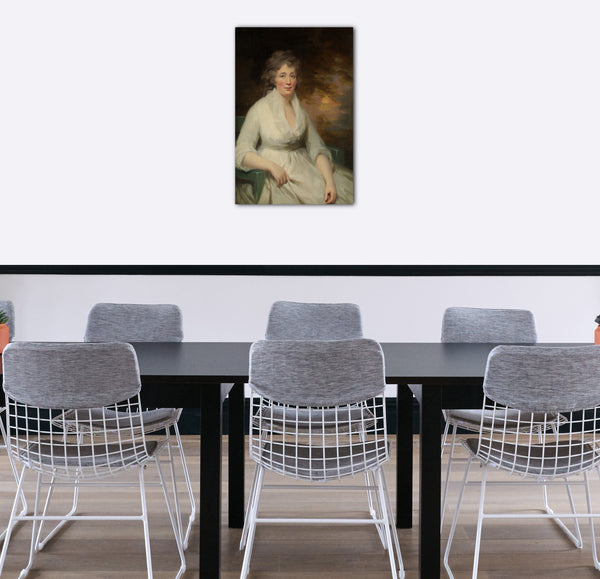 Top-Angebot Kunstdruck Sir Henry Raeburn - Janet Law Leinwand auf Keilrahmen gespannt