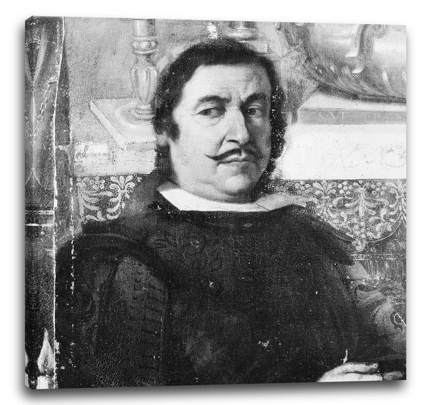 Leinwandbild Spanischer (andalusischer) Maler (spätes 17. Jahrhundert) - Portrait eines Mannes
