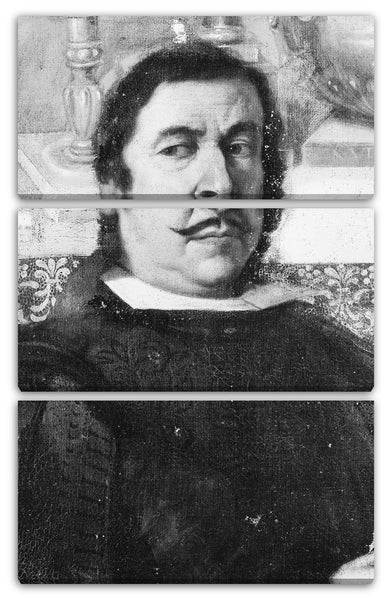 Leinwandbild Spanischer (andalusischer) Maler (spätes 17. Jahrhundert) - Portrait eines Mannes