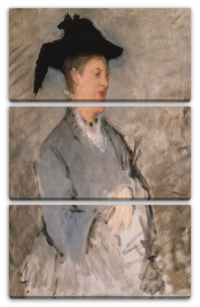 Leinwandbild Edouard Manet - Madame Édouard Manet (Suzanne Leenhoff, 1830-1906)
