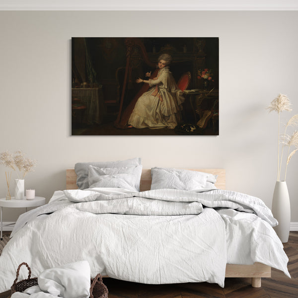 Top-Angebot Kunstdruck Richard Cosway - Marianne Dorothy Harland (1759-1785), später Frau William Dalrymple Leinwand auf Keilrahmen gespannt