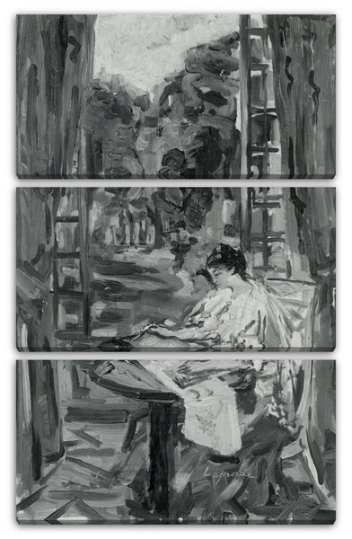 Leinwandbild Pierre Laprade - Frau näht