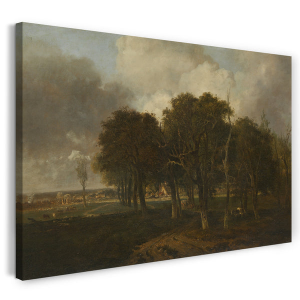 Top-Angebot Kunstdruck John Crome - Hautbois Common, Norfolk Leinwand auf Keilrahmen gespannt