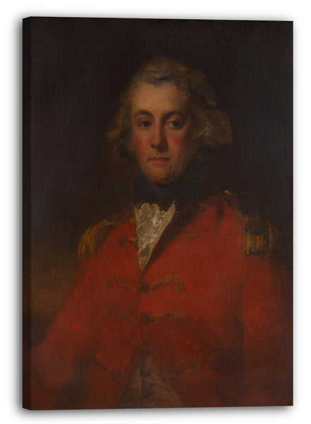 Top-Angebot Kunstdruck John Hoppner - Major Thomas Pechell (1753-1826) Leinwand auf Keilrahmen gespannt