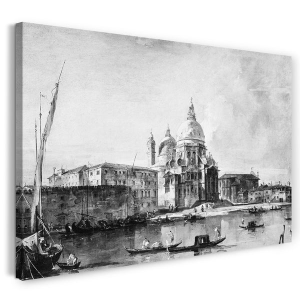 Top-Angebot Kunstdruck Francesco Guardi - Santa Maria della Salute Leinwand auf Keilrahmen gespannt