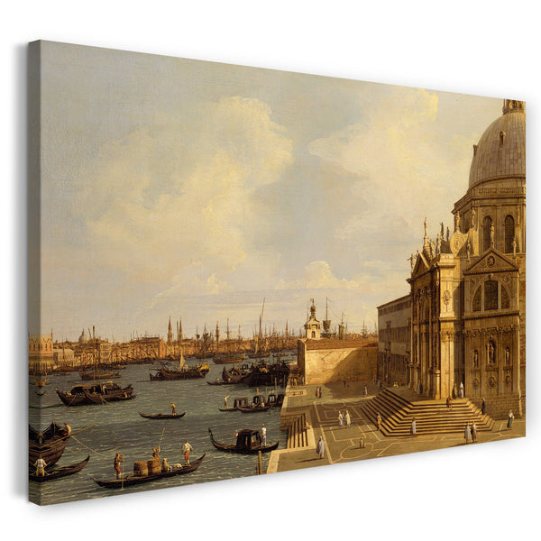 Top-Angebot Kunstdruck Canaletto - Venedig: Santa Maria della Salute Leinwand auf Keilrahmen gespannt