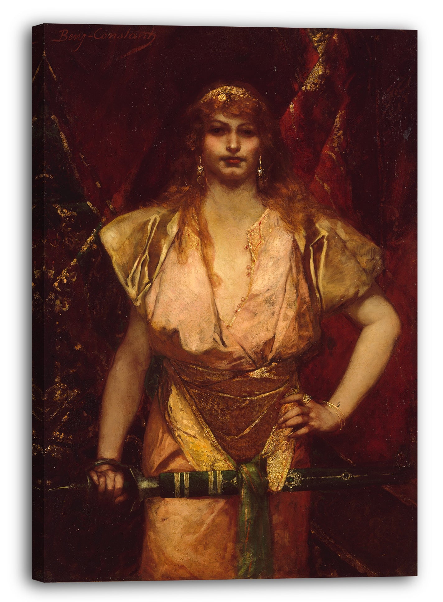 Top-Angebot Kunstdruck Benjamin-Constant - Judith Leinwand auf Keilrahmen gespannt