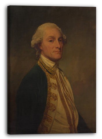 Top-Angebot Kunstdruck George Romney - Admiral Sir Chaloner Ogle (1726-1816) Leinwand auf Keilrahmen gespannt
