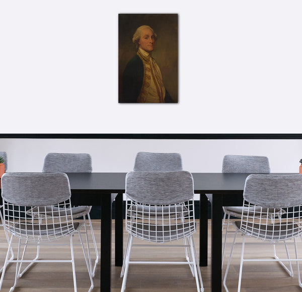 Top-Angebot Kunstdruck George Romney - Admiral Sir Chaloner Ogle (1726-1816) Leinwand auf Keilrahmen gespannt
