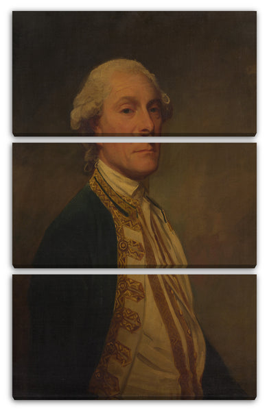Leinwandbild George Romney - Admiral Sir Chaloner Ogle (1726-1816)