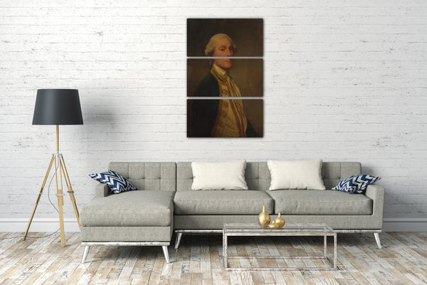 Top-Angebot Kunstdruck George Romney - Admiral Sir Chaloner Ogle (1726-1816) Leinwand auf Keilrahmen gespannt