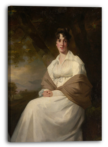 Top-Angebot Kunstdruck Sir Henry Raeburn - Lady Maitland (Catherine Connor, gest. 1865) Leinwand auf Keilrahmen gespannt