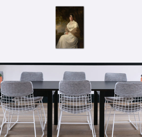 Top-Angebot Kunstdruck Sir Henry Raeburn - Lady Maitland (Catherine Connor, gest. 1865) Leinwand auf Keilrahmen gespannt