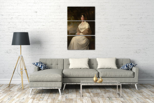 Top-Angebot Kunstdruck Sir Henry Raeburn - Lady Maitland (Catherine Connor, gest. 1865) Leinwand auf Keilrahmen gespannt