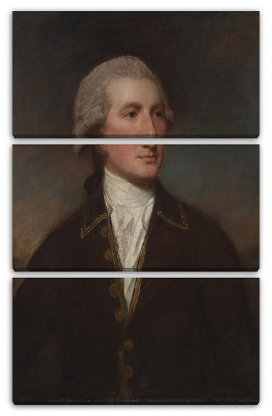 Leinwandbild George Romney - Portrait eines Mannes
