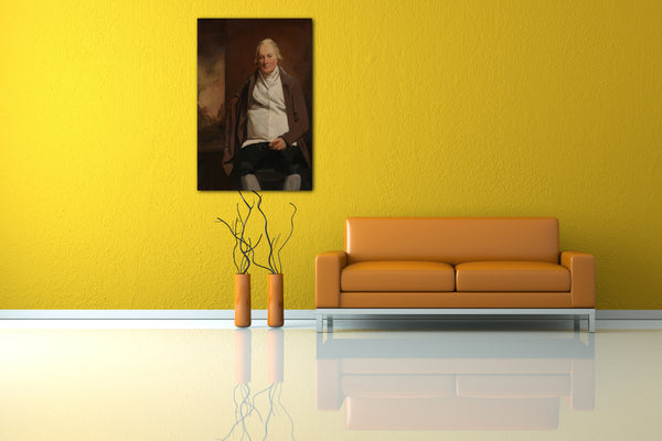 Top-Angebot Kunstdruck Sir Henry Raeburn - John Grey (1731-1811) von Newholm Leinwand auf Keilrahmen gespannt