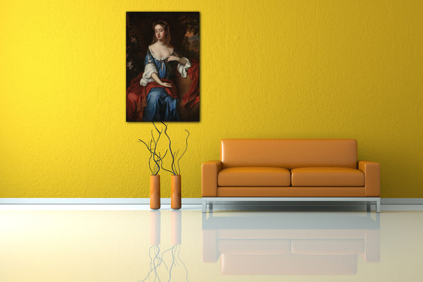 Top-Angebot Kunstdruck Willem Wissing - Porträt einer Frau Leinwand auf Keilrahmen gespannt