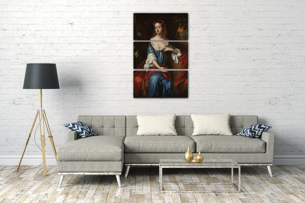 Top-Angebot Kunstdruck Willem Wissing - Porträt einer Frau Leinwand auf Keilrahmen gespannt