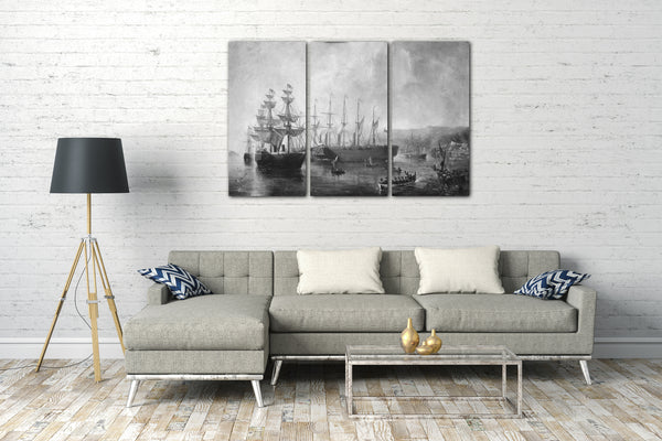 Top-Angebot Kunstdruck Robert Charles Dudley - Homeward Bound: "Der große Osten" Leinwand auf Keilrahmen gespannt