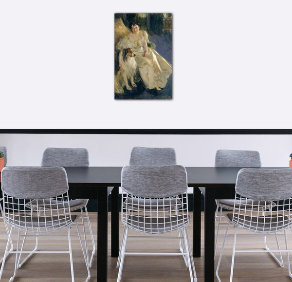 Top-Angebot Kunstdruck Anders Zorn - Mrs. Walter Rathbone Bacon (Virginia Purdy Barker, 1862-1919) Leinwand auf Keilrahmen gespannt