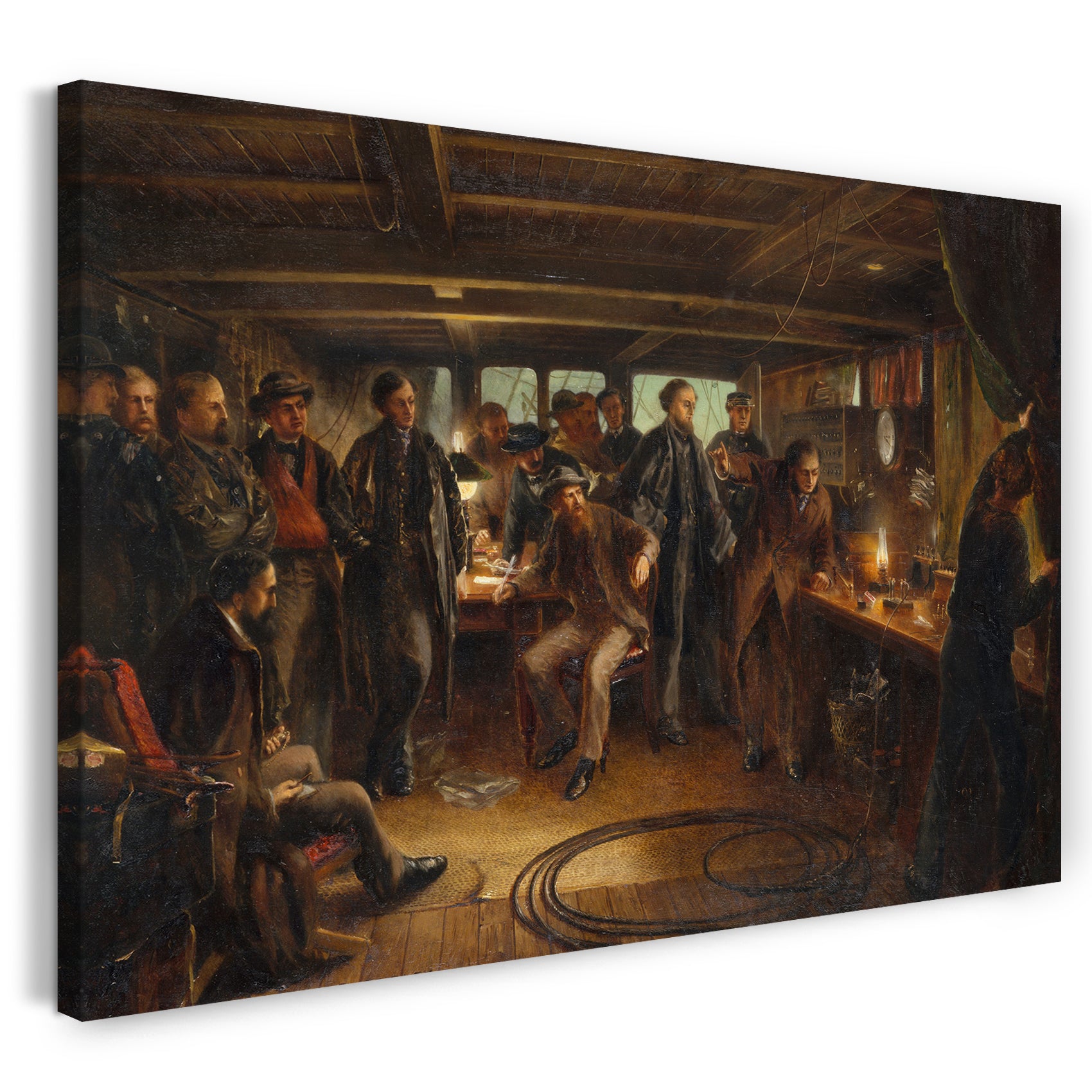 Top-Angebot Kunstdruck Robert Charles Dudley - Warten auf die Antwort Leinwand auf Keilrahmen gespannt