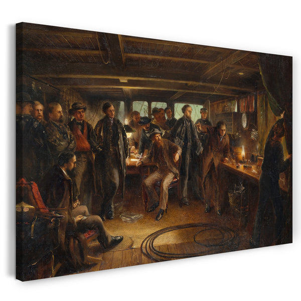 Top-Angebot Kunstdruck Robert Charles Dudley - Warten auf die Antwort Leinwand auf Keilrahmen gespannt