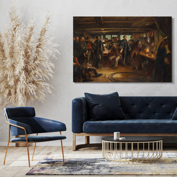 Top-Angebot Kunstdruck Robert Charles Dudley - Warten auf die Antwort Leinwand auf Keilrahmen gespannt