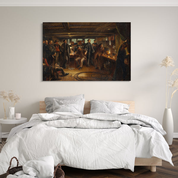 Top-Angebot Kunstdruck Robert Charles Dudley - Warten auf die Antwort Leinwand auf Keilrahmen gespannt