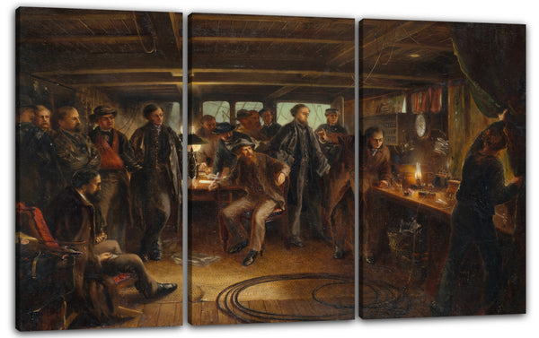Leinwandbild Robert Charles Dudley - Warten auf die Antwort