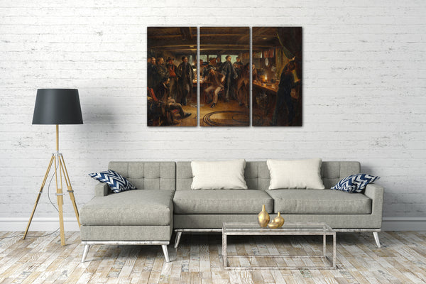 Top-Angebot Kunstdruck Robert Charles Dudley - Warten auf die Antwort Leinwand auf Keilrahmen gespannt