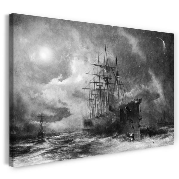 Top-Angebot Kunstdruck Robert Charles Dudley - Nach dem verlorenen Kabel greifen Leinwand auf Keilrahmen gespannt