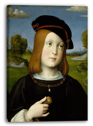 Top-Angebot Kunstdruck Francesco Francia - Federigo Gonzaga (1500-1540) Leinwand auf Keilrahmen gespannt
