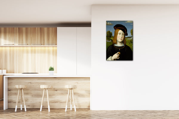 Top-Angebot Kunstdruck Francesco Francia - Federigo Gonzaga (1500-1540) Leinwand auf Keilrahmen gespannt