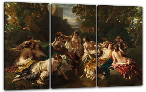 Leinwandbild Franz Xaver Winterhalter - Florinda