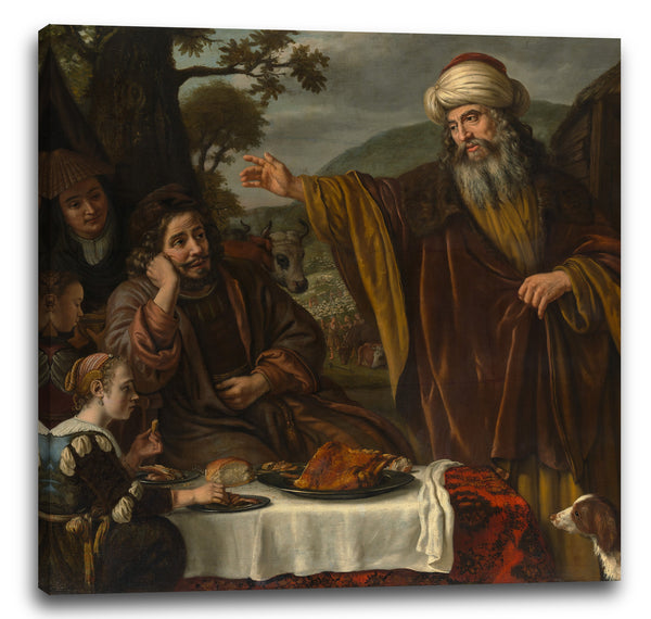 Leinwandbild Jan Victors - Abrahams Trennung von der Familie Lot