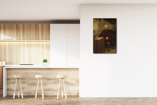 Top-Angebot Kunstdruck Sir Joshua Reynolds - John Barker (1707-1787) Leinwand auf Keilrahmen gespannt