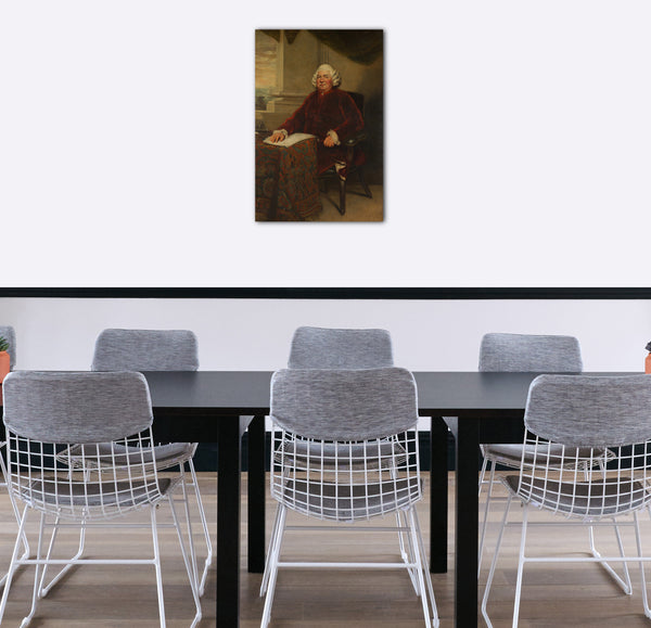 Top-Angebot Kunstdruck Sir Joshua Reynolds - John Barker (1707-1787) Leinwand auf Keilrahmen gespannt