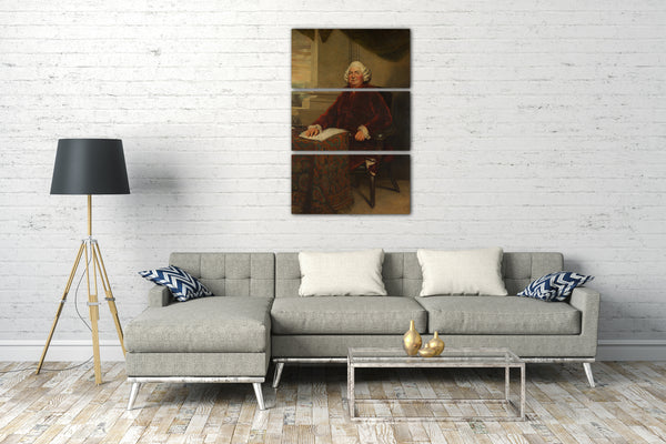Top-Angebot Kunstdruck Sir Joshua Reynolds - John Barker (1707-1787) Leinwand auf Keilrahmen gespannt
