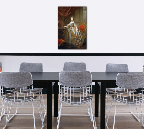 Top-Angebot Kunstdruck Laurent Pécheux - Maria Luisa von Parma (1751-1819), spätere Königin von Spanien Leinwand auf Keilrahmen gespannt