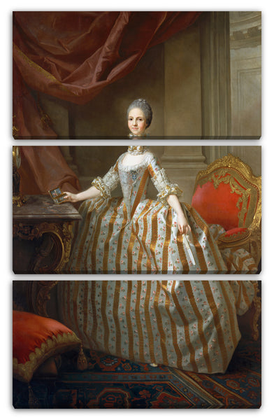 Leinwandbild Laurent Pécheux - Maria Luisa von Parma (1751-1819), spätere Königin von Spanien