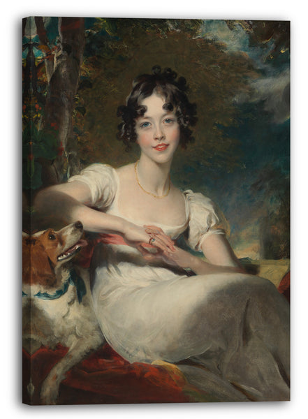 Top-Angebot Kunstdruck Sir Thomas Lawrence - Lady Maria Conyngham (gestorben 1843) Leinwand auf Keilrahmen gespannt