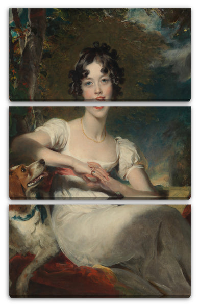 Leinwandbild Sir Thomas Lawrence - Lady Maria Conyngham (gestorben 1843)